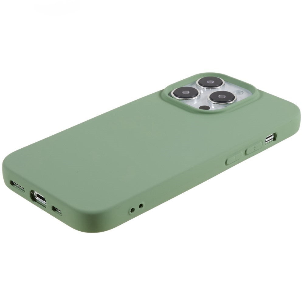 EIDERWOOD iPhone 14 Pro Max Fôret Fleksibelt Plast Deksel - Lysegrønn