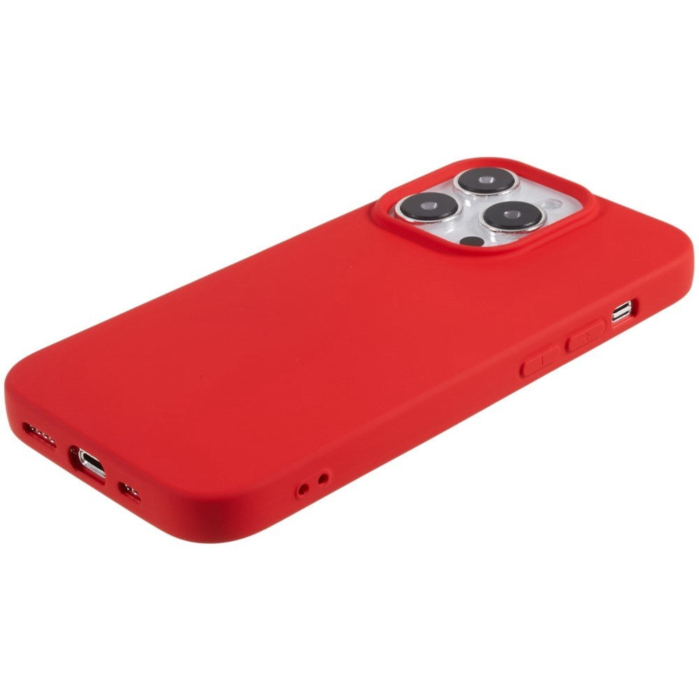 EIDERWOOD iPhone 14 Pro Max Fôret Fleksibelt Plast Deksel - Rød