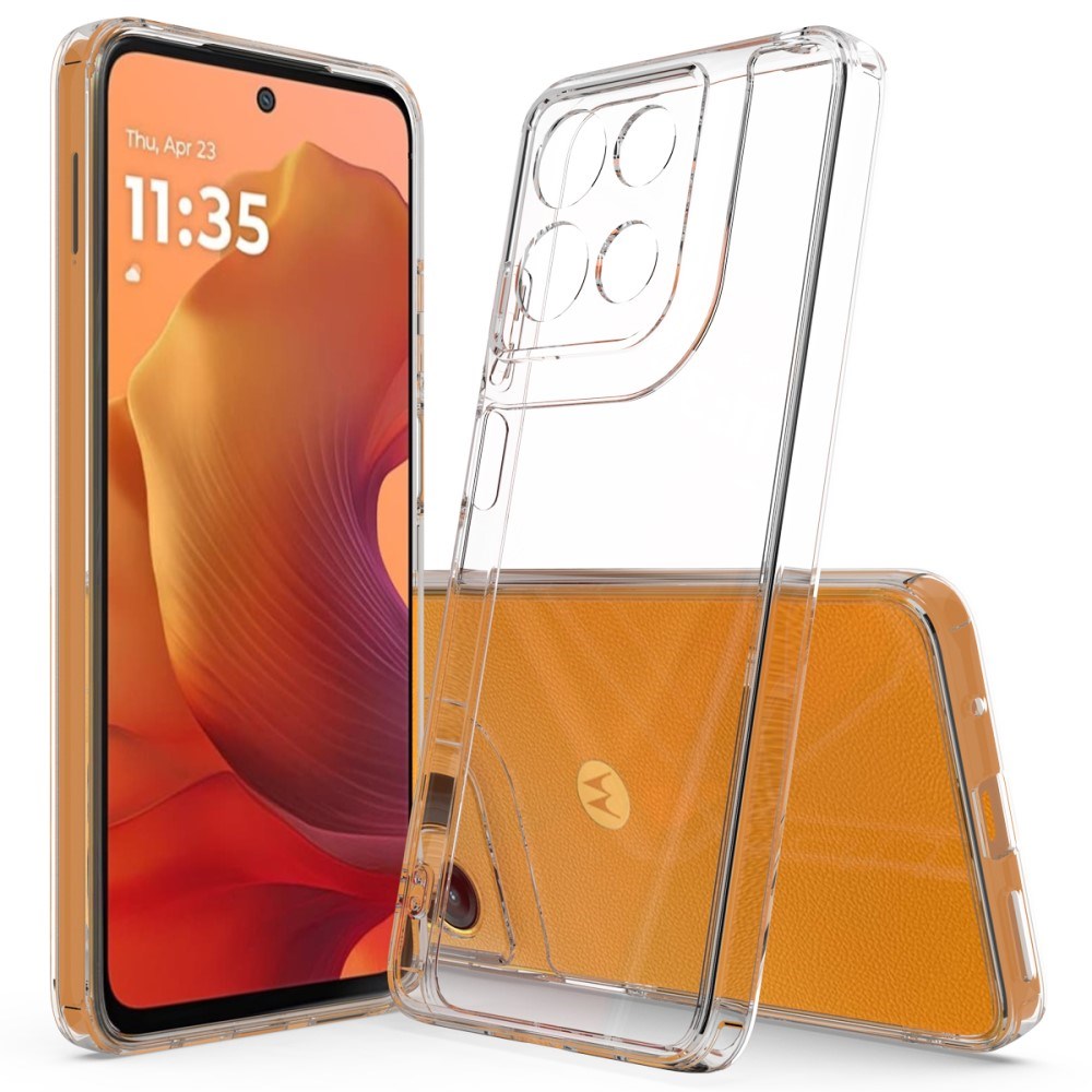 EIDERWOOD Motorola Moto G15 Power Fleksibelt Plast Deksel - Gjennomsiktig