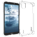 Nokia C2 2nd Edition Enkay Anti-Slip Shockproof Deksel - Gjennomsiktig