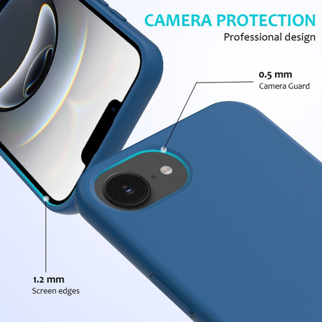 EIDERWOOD iPhone 17e / 16e Fôret Silikon Deksel - Blå