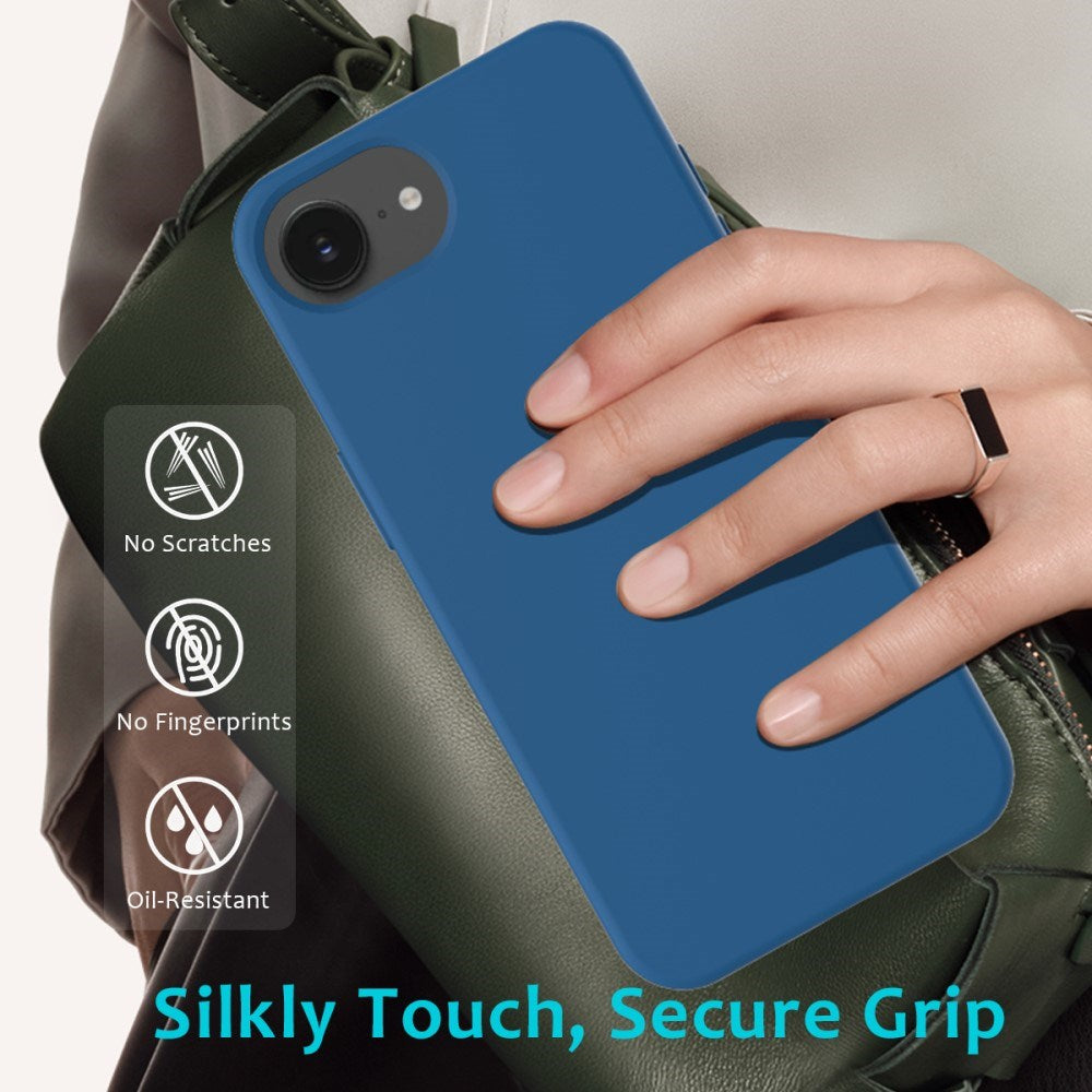 EIDERWOOD iPhone 17e / 16e Fôret Silikon Deksel - Blå