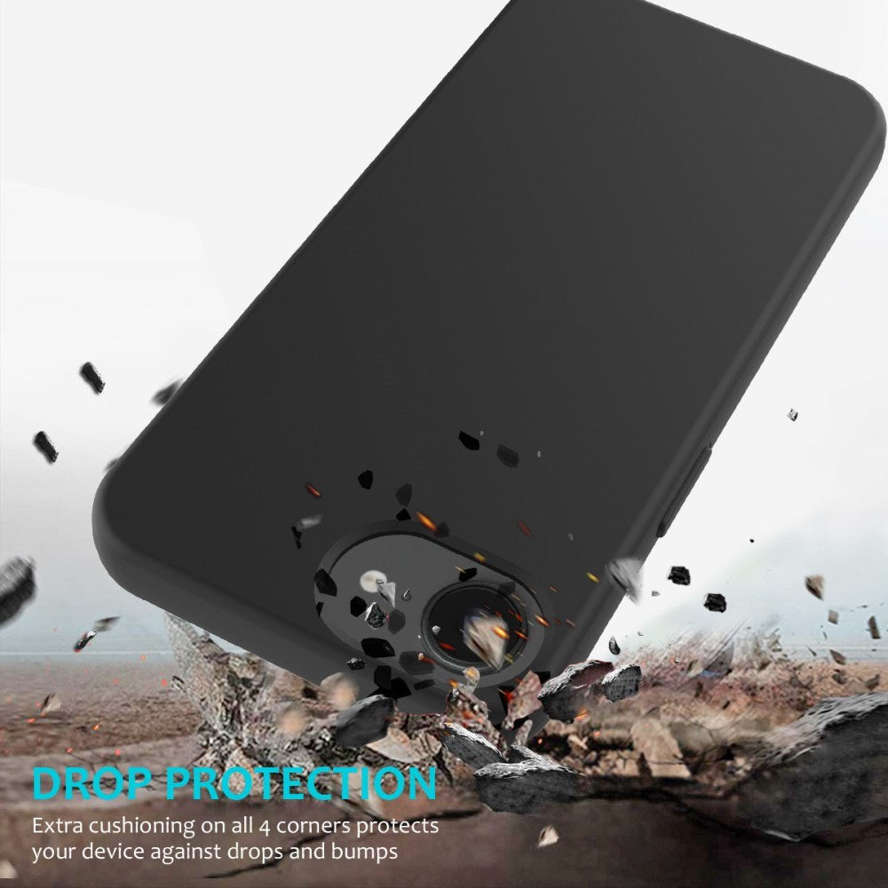 EIDERWOOD iPhone 17e / 16e Fôret Silikon Deksel - Svart