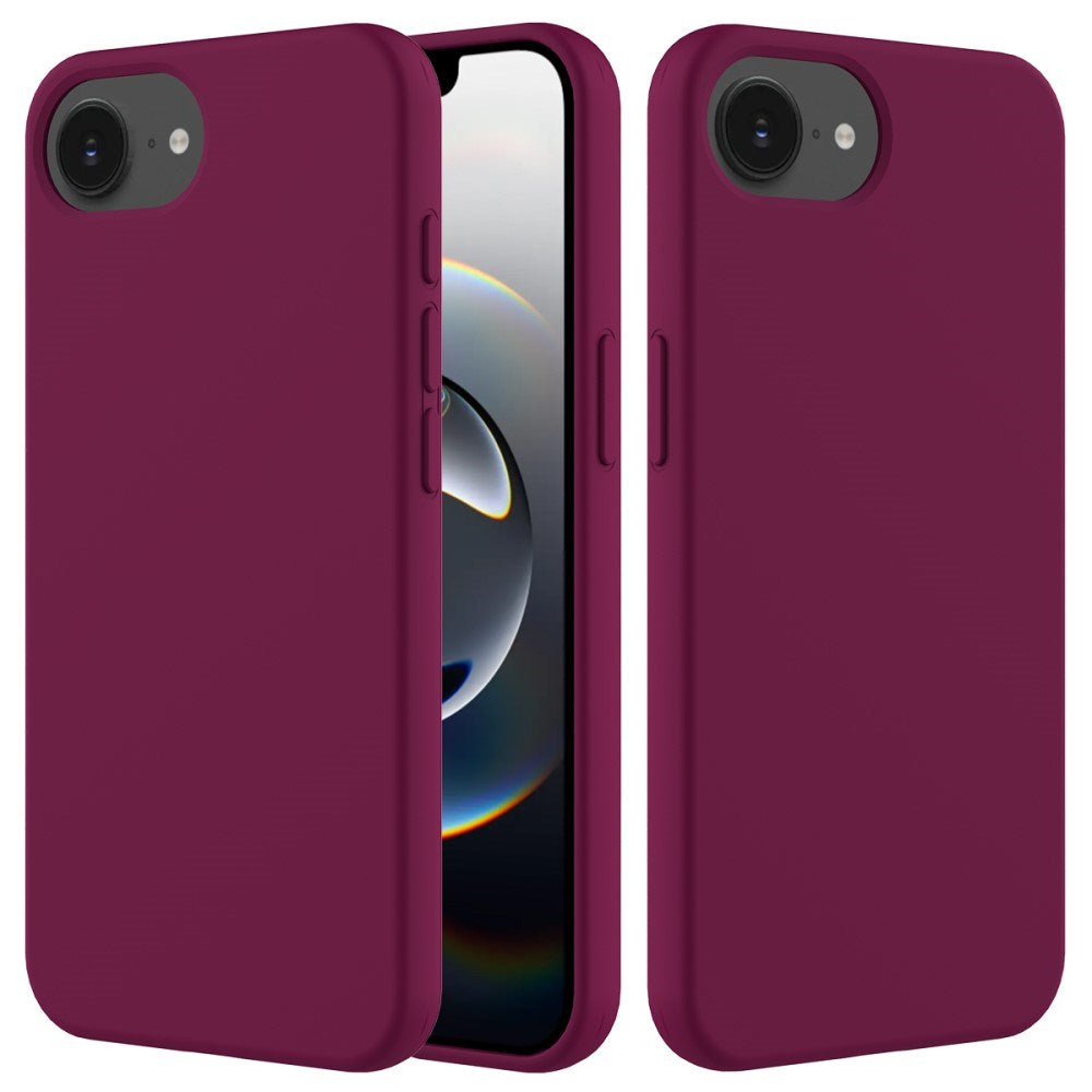 EIDERWOOD iPhone 17e / 16e Fôret Silikon Deksel - Vinrød