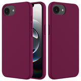 EIDERWOOD iPhone 17e / 16e Fôret Silikon Deksel - Vinrød