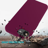 EIDERWOOD iPhone 17e / 16e Fôret Silikon Deksel - Vinrød