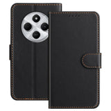 EIDERWOOD Xiaomi Redmi 14C /  Poco C75 Kunstskinn Flip Deksel med Stativ & Lommebok - Svart