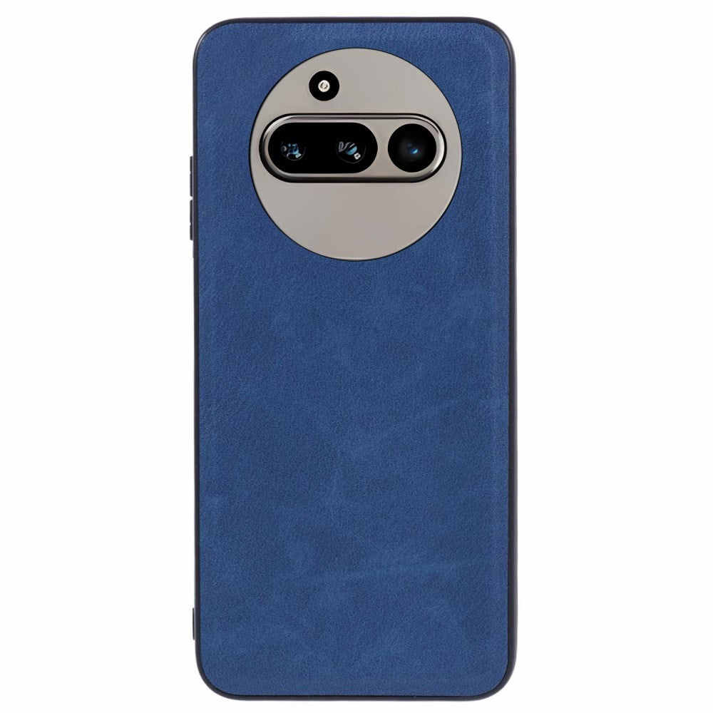 EIDERWOOD Nothing Phone (3a) Kunstskinnbelagt Plast Deksel - Blå