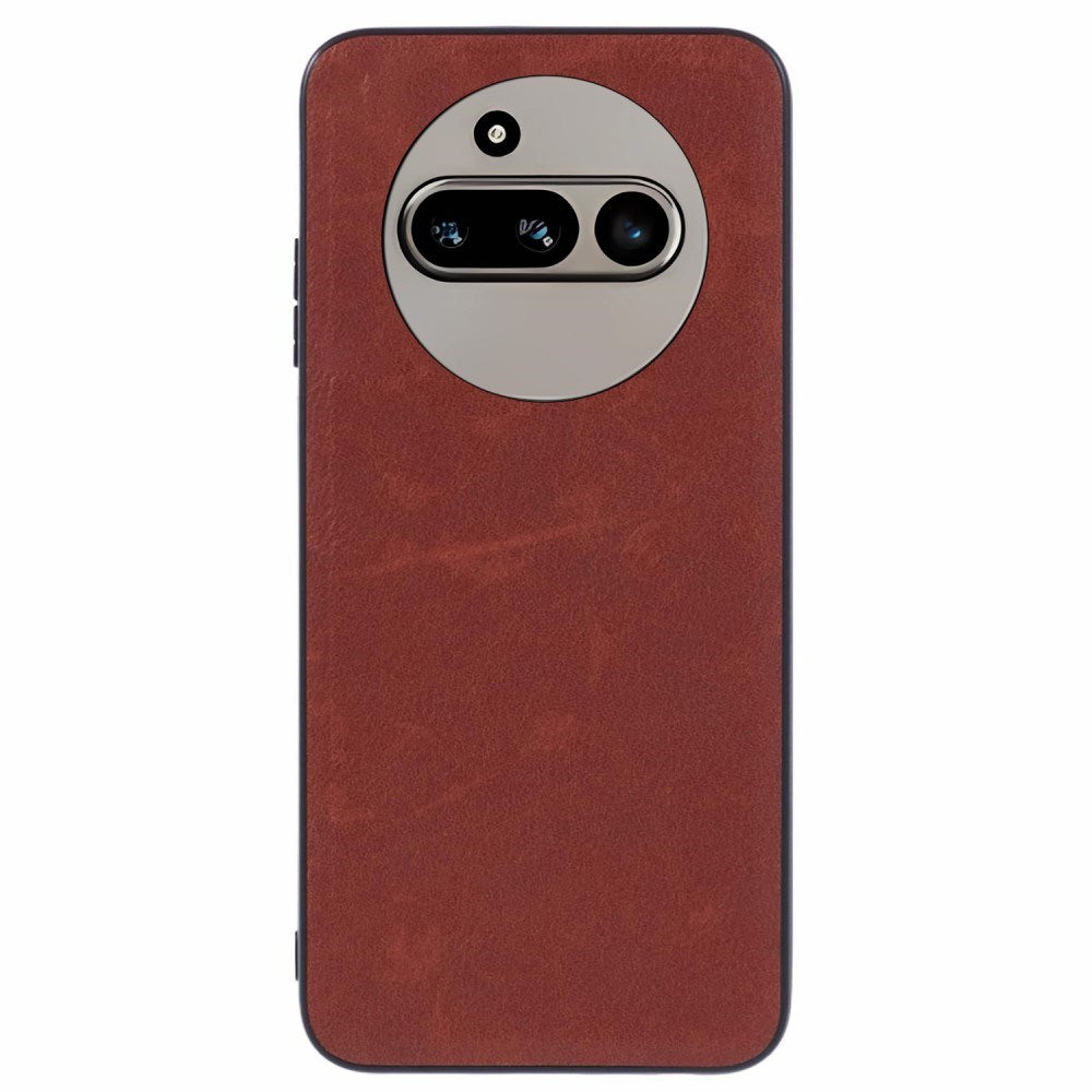 EIDERWOOD Nothing Phone (3a) Kunstskinnbelagt Plast Deksel - Brun