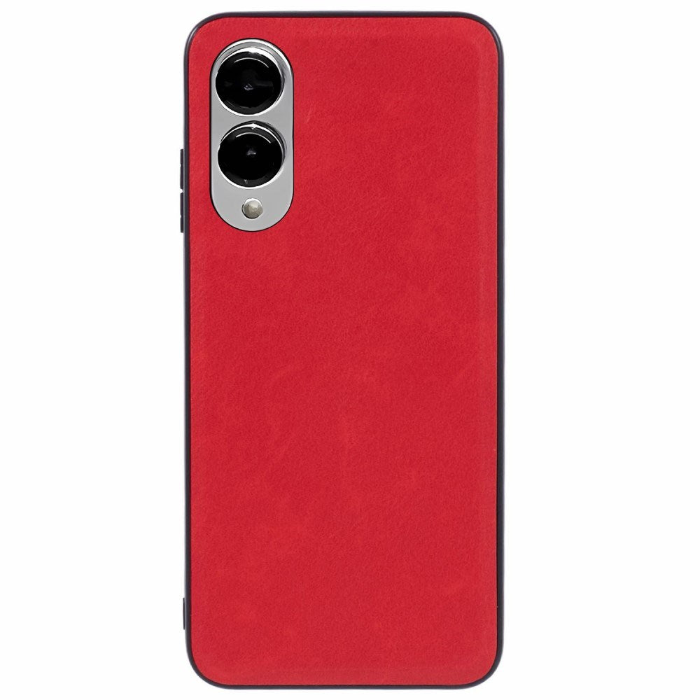 EIDERWOOD Samsung Galaxy S25 Edge Kunstskinnbelagt Deksel - Rød