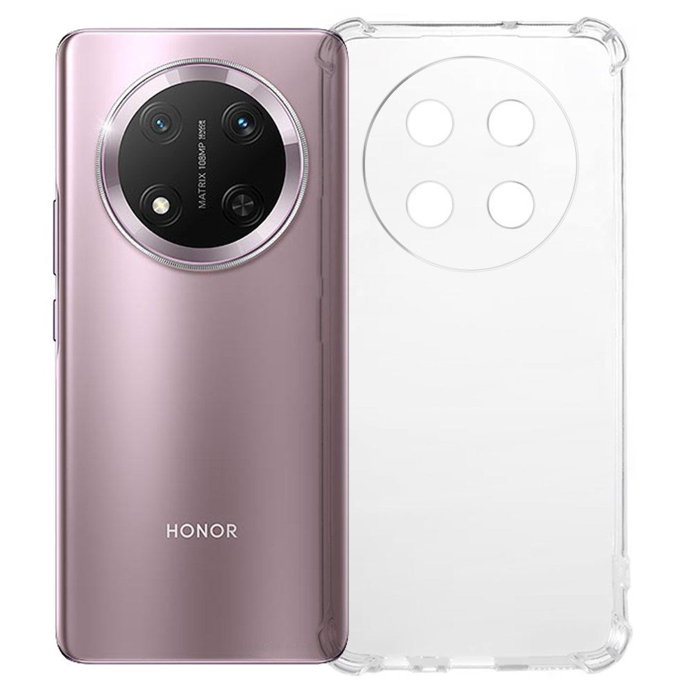 EIDERWOOD Honor Magic7 Pro Deksel m. Forsterkede Hjørner - Gjennomsiktig