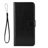 EIDERWOOD Asus ROG Phone 9 (5G) / 9 Pro (5G) Kunstskinn Flip Deksel m. Kortholder & Ståfunksjon - Svart