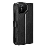 EIDERWOOD Asus ROG Phone 9 (5G) / 9 Pro (5G) Kunstskinn Flip Deksel m. Kortholder & Ståfunksjon - Svart