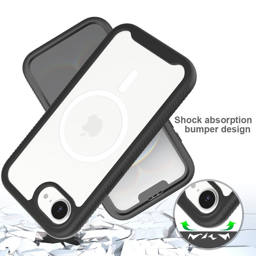 EIDERWOOD iPhone 17e / 16e 2-i-1 Deksel med Innebygd Skjermbeskytter - Svart