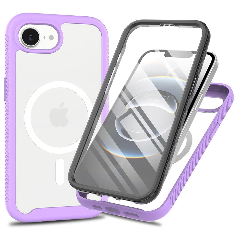 EIDERWOOD iPhone 17e / 16e 2-i-1 Deksel med Innebygd Skjermbeskytter - Lilla