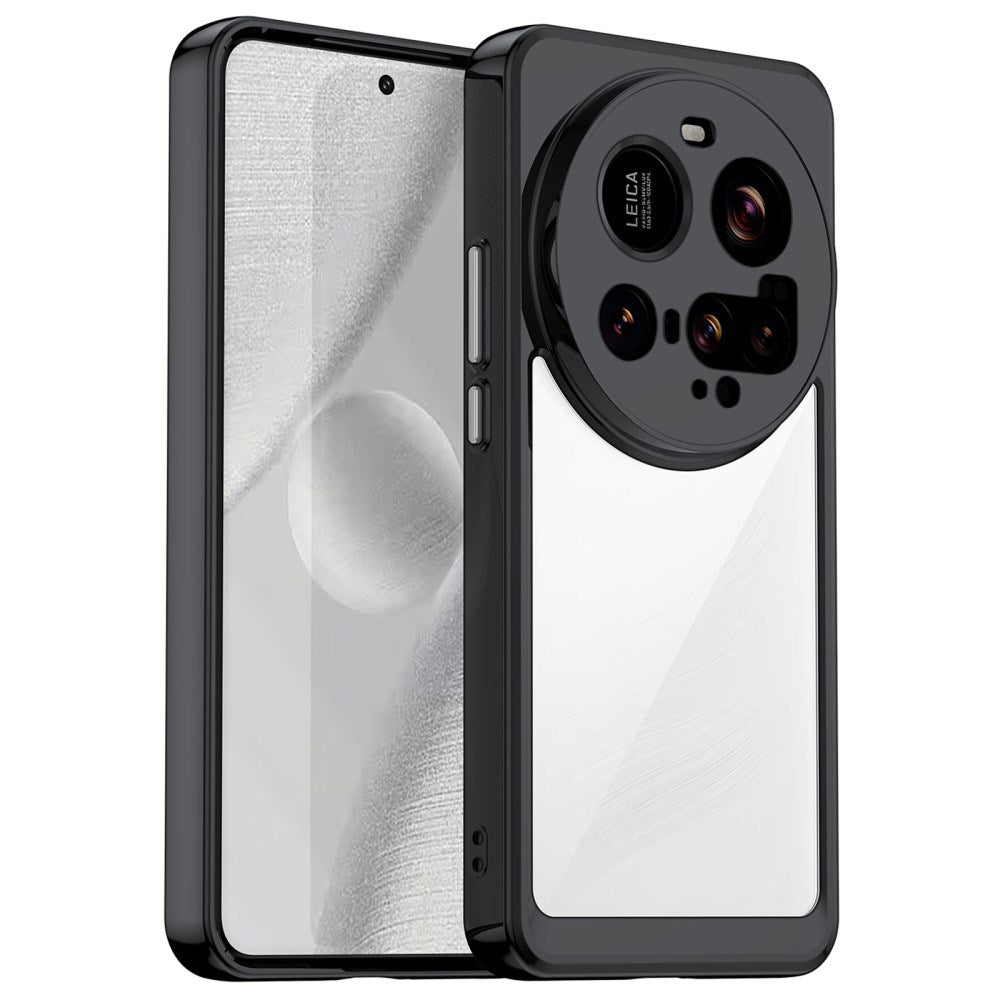 EIDERWOOD Xiaomi 15 Ultra Hybrid Plast Deksel - Gjennomsiktig / Svart