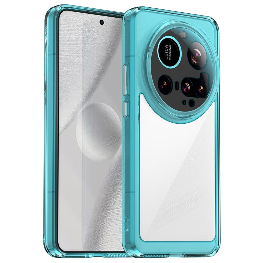 EIDERWOOD Xiaomi 15 Ultra Hybrid Plast Deksel - Gjennomsiktig / Turkis