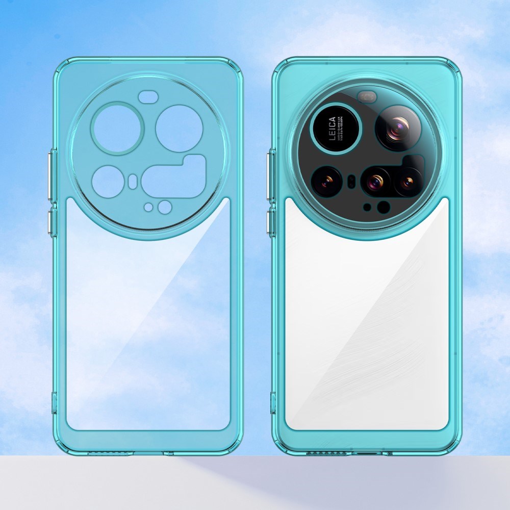 EIDERWOOD Xiaomi 15 Ultra Hybrid Plast Deksel - Gjennomsiktig / Turkis