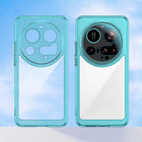 EIDERWOOD Xiaomi 15 Ultra Hybrid Plast Deksel - Gjennomsiktig / Turkis