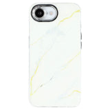 EIDERWOOD iPhone 17e / 16e Hybrid Deksel med Marmordesign - Hvit