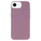 EIDERWOOD iPhone 17e / 16e Fleksibelt Plast Deksel med Glitter - Rosa