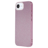 EIDERWOOD iPhone 17e / 16e Fleksibelt Plast Deksel med Glitter - Rosa
