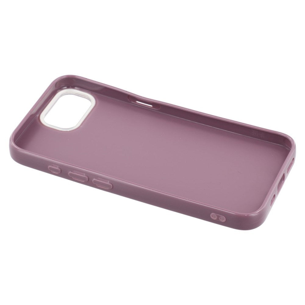 EIDERWOOD iPhone 17e / 16e Fleksibelt Plast Deksel med Glitter - Rosa