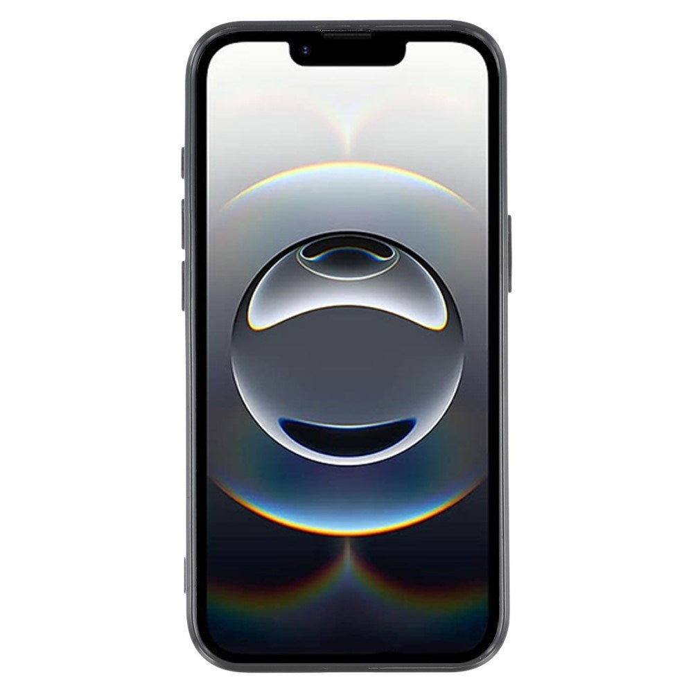 EIDERWOOD iPhone 17e / 16e Fleksibelt Plast Deksel med Glitter - Svart