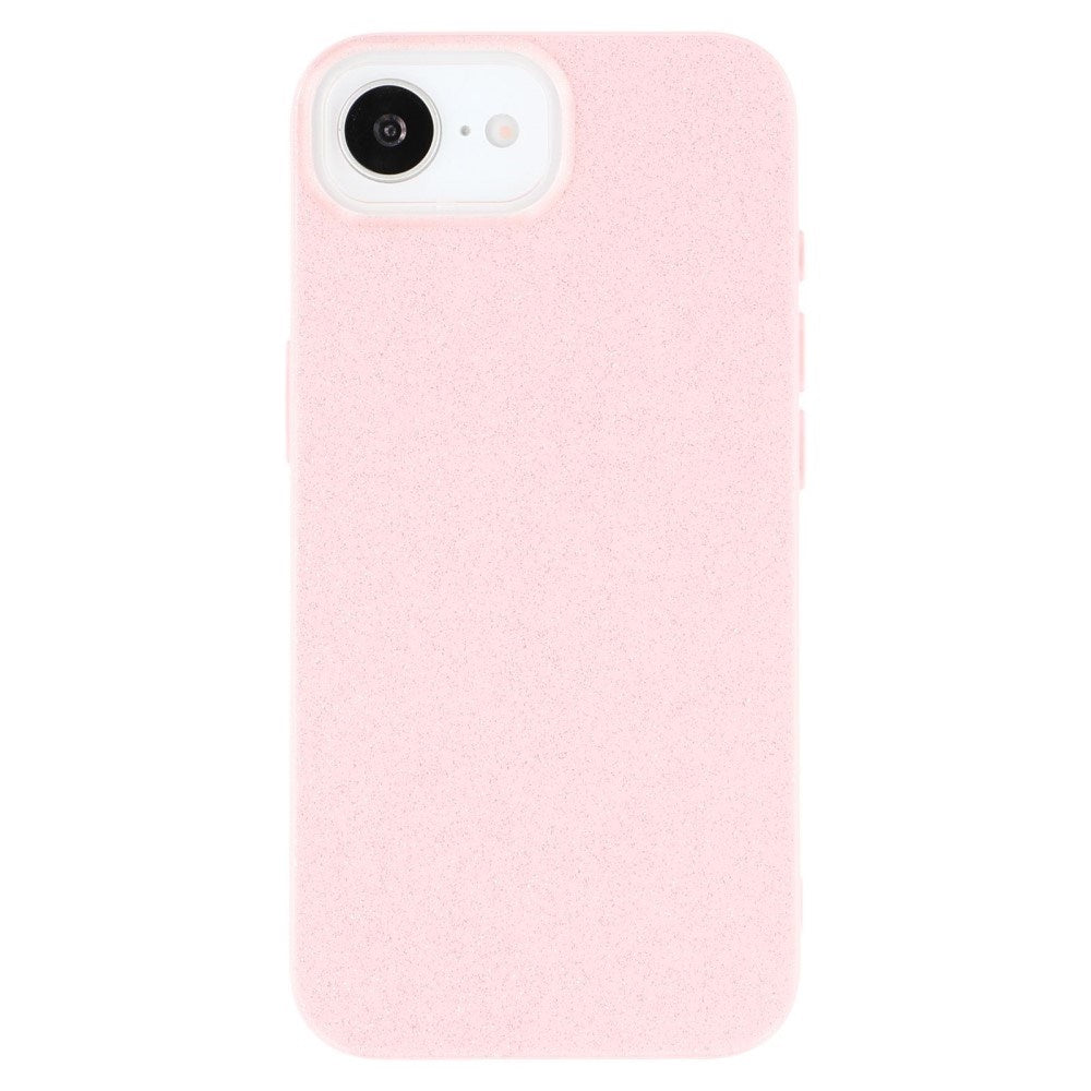 EIDERWOOD iPhone 17e / 16e Fleksibelt Plast Deksel med Glitter - Rosa