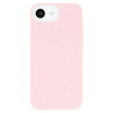 EIDERWOOD iPhone 17e / 16e Fleksibelt Plast Deksel med Glitter - Rosa