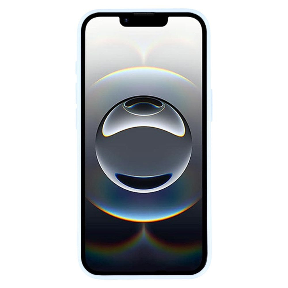 EIDERWOOD iPhone 17e / 16e Fleksibelt Plast Deksel med Glitter - Lyseblå