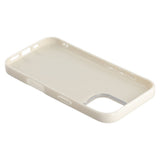 EIDERWOOD IPhone 16 Fleksibelt Plast Deksel med Glitter - Hvit