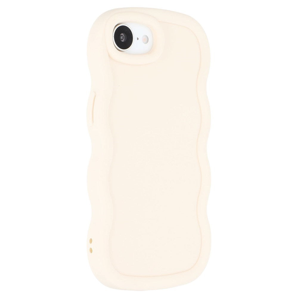 iPhone 17e / 16e EIDERWOOD Fleksibelt Plast Wavy Deksel - Hvit