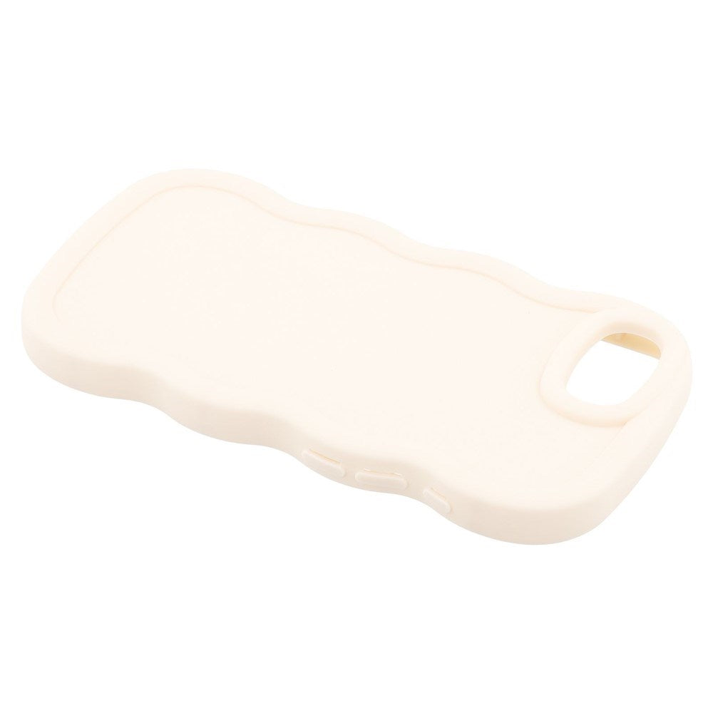 iPhone 17e / 16e EIDERWOOD Fleksibelt Plast Wavy Deksel - Hvit