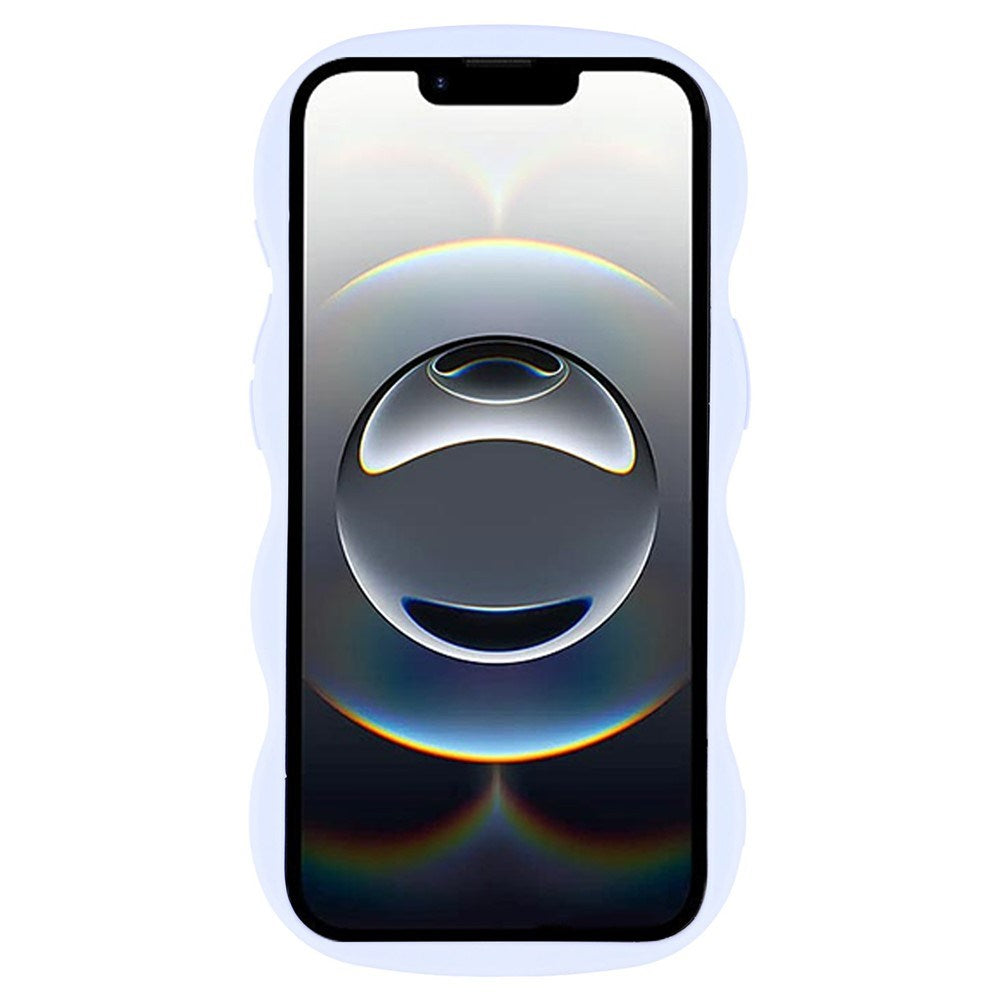 iPhone 17e / 16e EIDERWOOD Fleksibelt Plast Wavy Deksel - Lilla