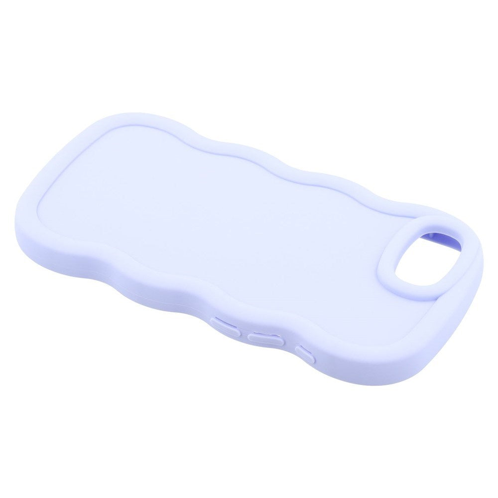 iPhone 17e / 16e EIDERWOOD Fleksibelt Plast Wavy Deksel - Lilla