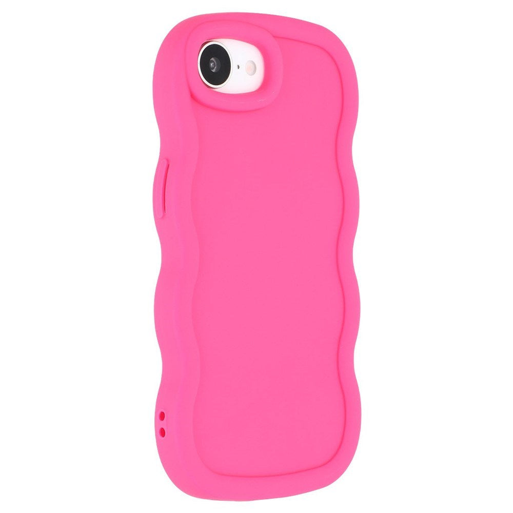 iPhone 17e / 16e EIDERWOOD Fleksibelt Plast Wavy Deksel - Pink