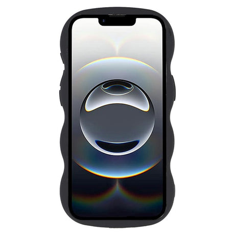 iPhone 17e / 16e EIDERWOOD Fleksibelt Plast Wavy Deksel - Svart