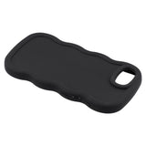 iPhone 17e / 16e EIDERWOOD Fleksibelt Plast Wavy Deksel - Svart