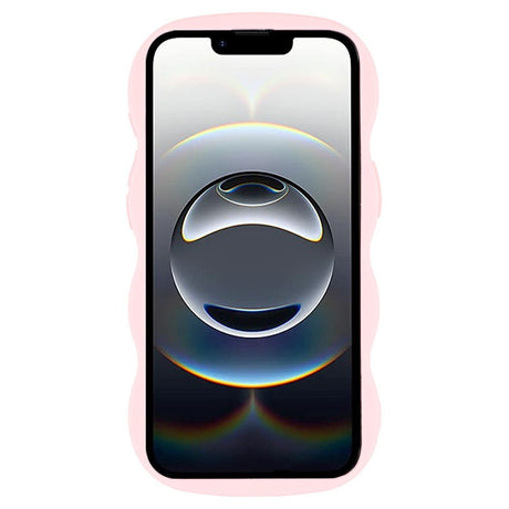 iPhone 17e / 16e EIDERWOOD Fleksibelt Plast Wavy Deksel - Rosa