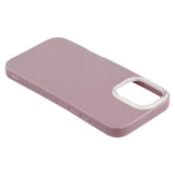 EIDERWOOD IPhone 16 Pro Fleksibelt Plast Deksel med Glitter - Lilla