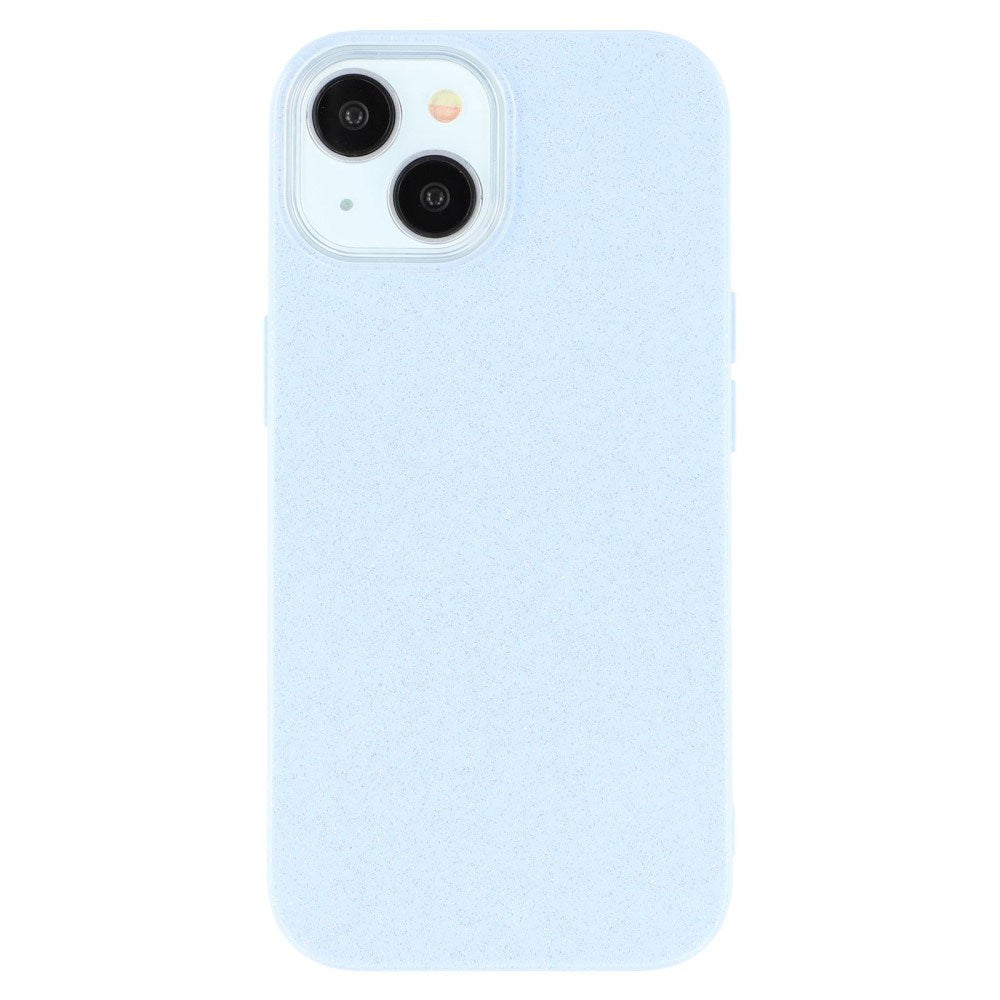 EIDERWOOD iPhone 14 / 13 Fleksibelt Plast Deksel m. Glitter - Blå