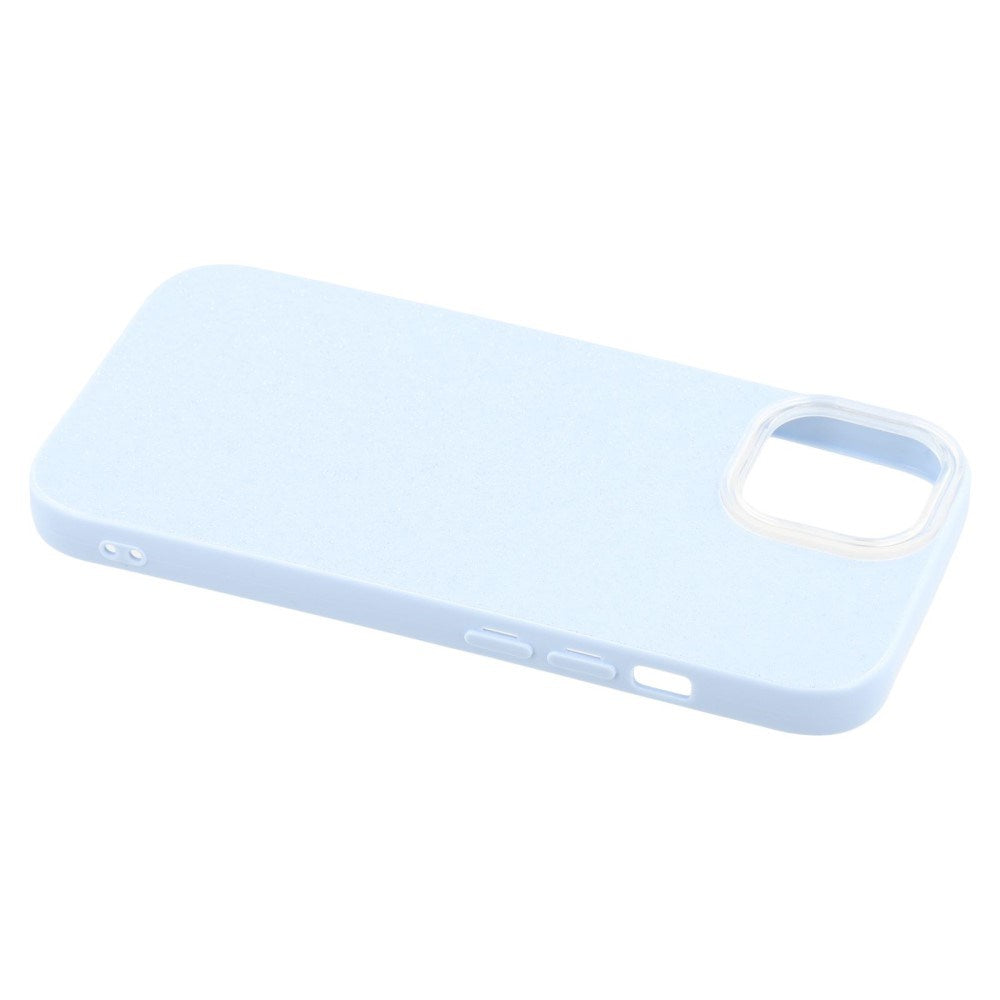 EIDERWOOD iPhone 14 / 13 Fleksibelt Plast Deksel m. Glitter - Blå