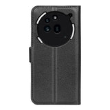 EIDERWOOD Nothing Phone (3a) Pro Kunstskinn Flip Deksel med Kortholder & Ståfunksjon - Svart