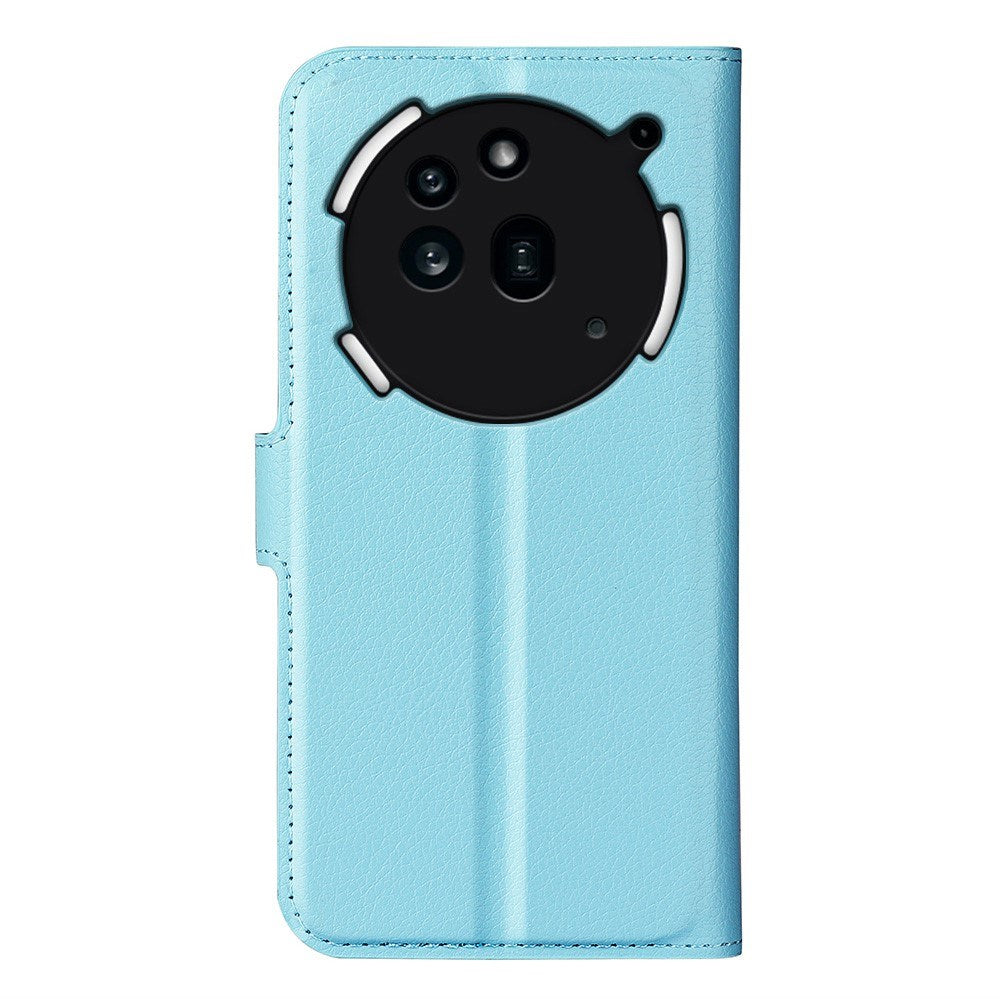 EIDERWOOD Nothing Phone (3a) Pro Kunstskinn Flip Deksel med Kortholder & Ståfunksjon - Blå