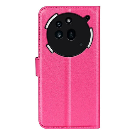 EIDERWOOD Nothing Phone (3a) Pro Kunstskinn Flip Deksel med Kortholder & Ståfunksjon - Pink
