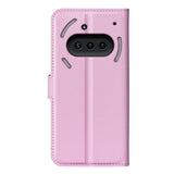 EIDERWOOD Nothing Phone (3a) Kunstskinn Flip Deksel med Kortholder & Ståfunksjon - Rosa