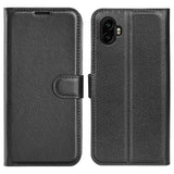 EIDERWOOD Samsung Galaxy Xcover 7 Pro Kunstskinn Flip Deksel m. Kortholder & Ståfunksjon - Svart