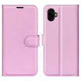 EIDERWOOD Samsung Galaxy Xcover 7 Pro Kunstskinn Flip Deksel m. Kortholder & Ståfunksjon - Rosa