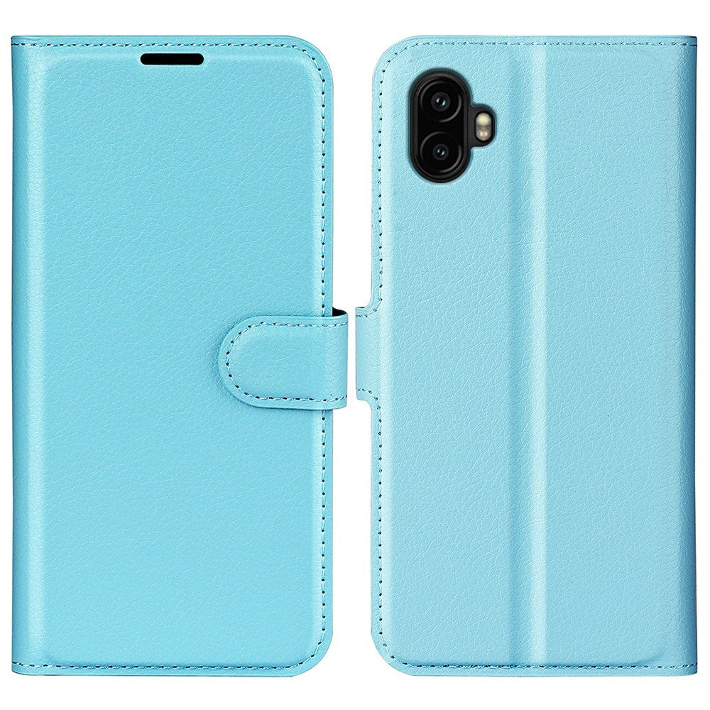 EIDERWOOD Samsung Galaxy Xcover 7 Pro Kunstskinn Flip Deksel m. Kortholder & Ståfunksjon - Blå